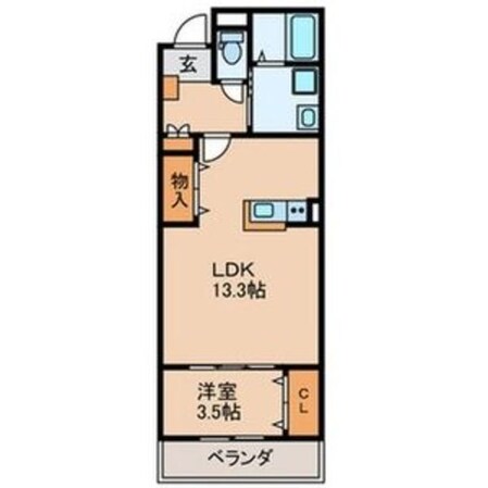 REGIES中百舌鳥の物件間取画像